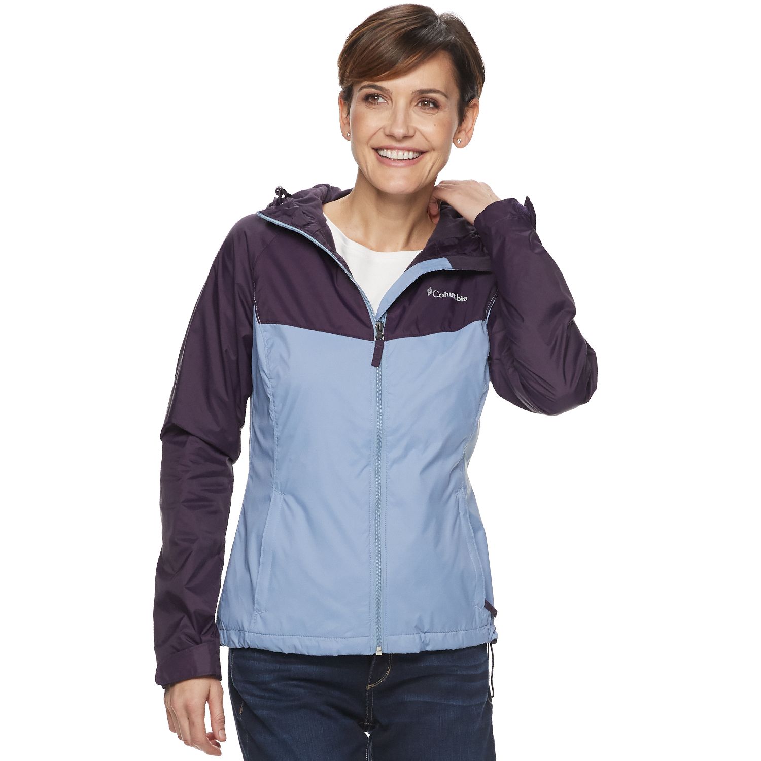 kohls women's columbia rain jacket