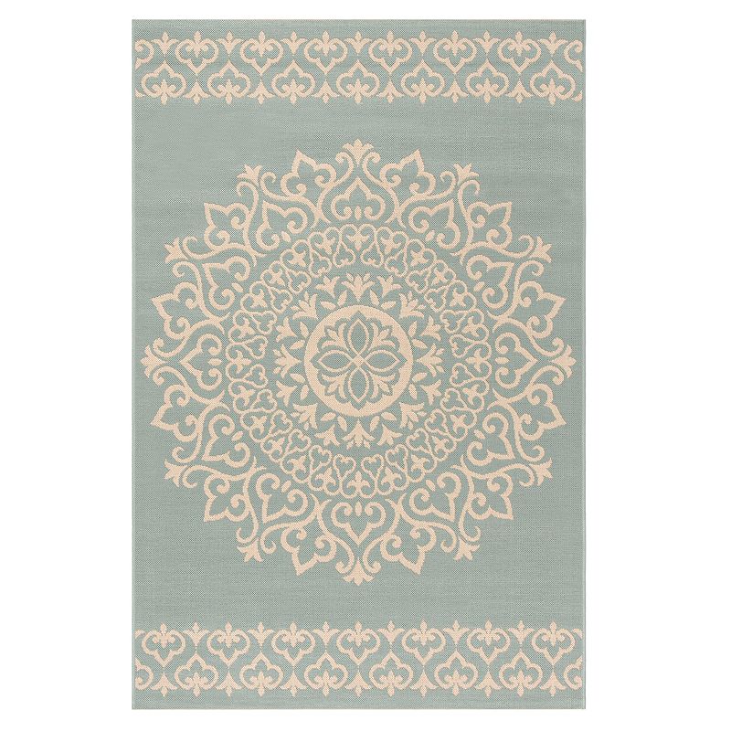 Safavieh Linden Paris Rug, Turquoise/Blue, 8X10 Ft