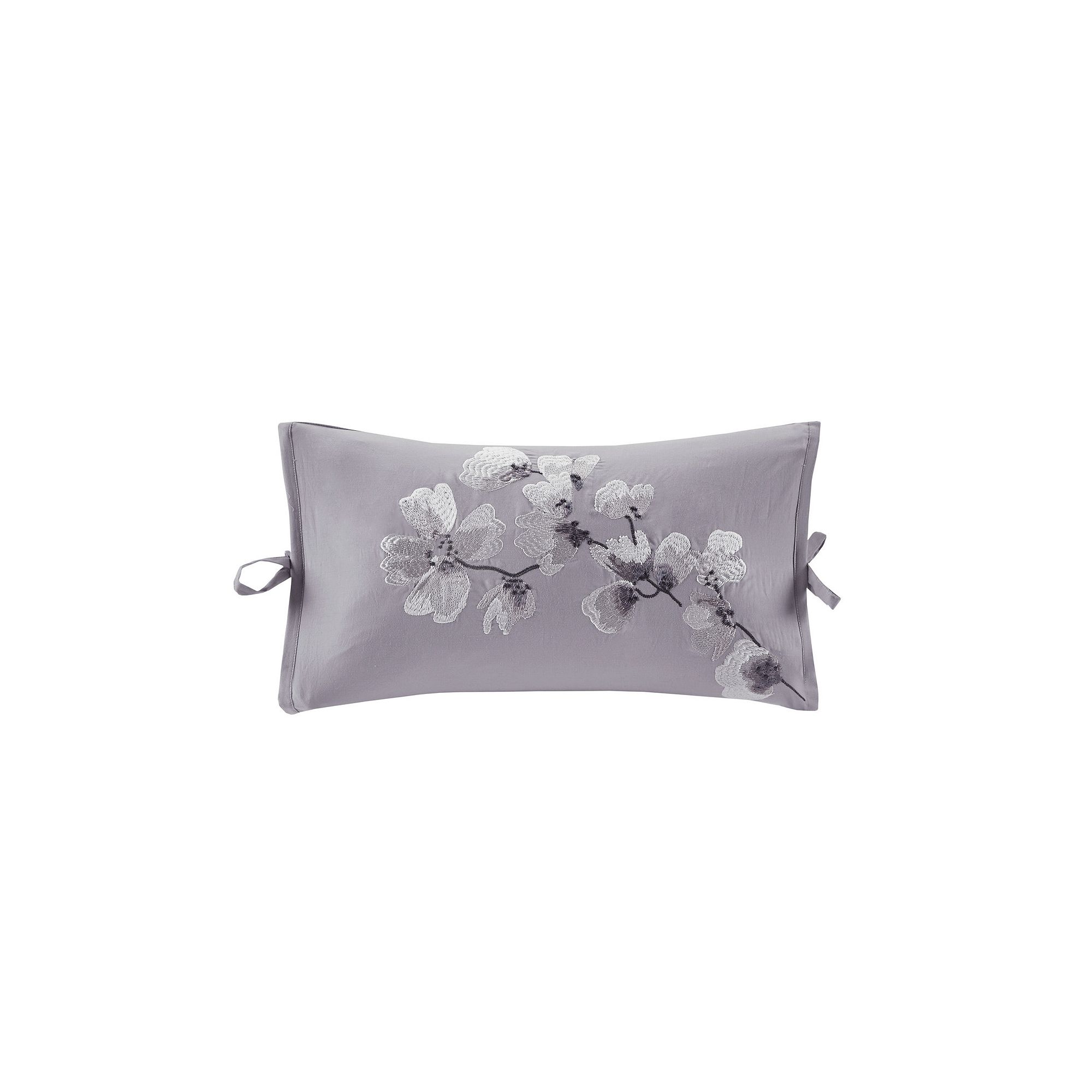 N Natori Sakura Blossom Oblong Throw Pillow, Purple