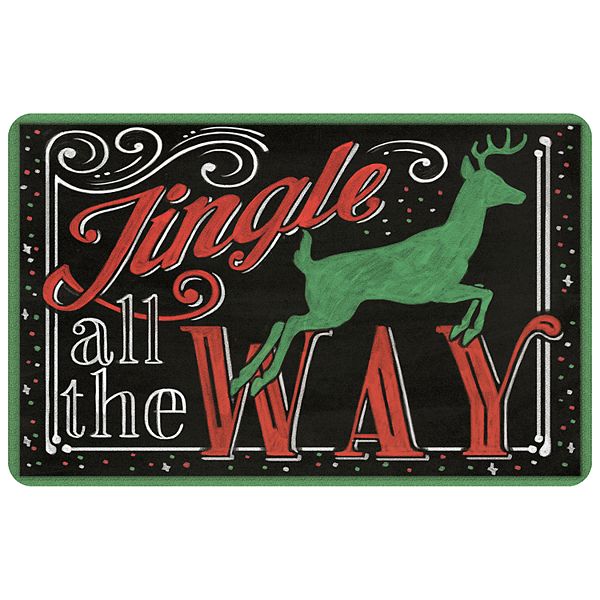 Bungalow Flooring Jingle All The Way Mat 23" x 36"
