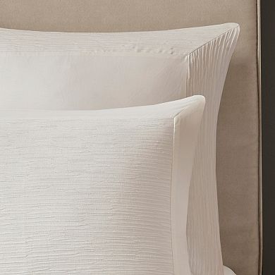 N Natori Cotton Blend 3-piece Comforter Set