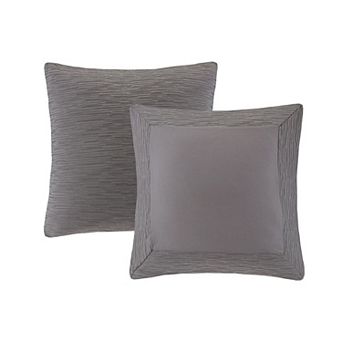 N Natori Cotton Blend Yarn Dyed Euro Sham