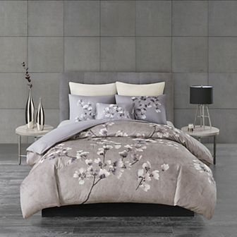 N Natori Sakura Blossom 3 pc Comforter Set