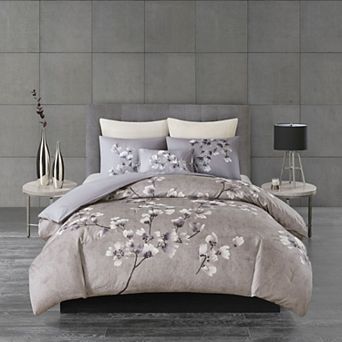 N Natori Sakura Blossom 3 pc Comforter Set