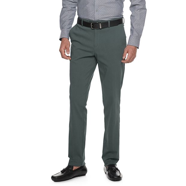 NEW Men's Apt. 9 Dress Pants Premier Flex Stretch Slim Fit from Kohls Grey