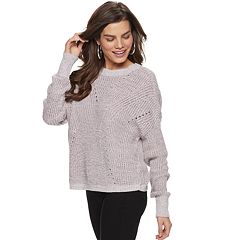 kohls womens white sweaters