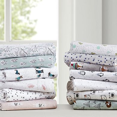 Intelligent Design Cozy Soft Cotton Flannel Sheet Set