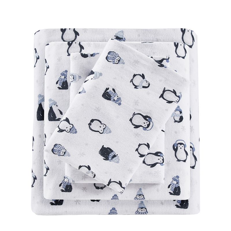 Intelligent Design Novelty Printed Flannel Sheet Set