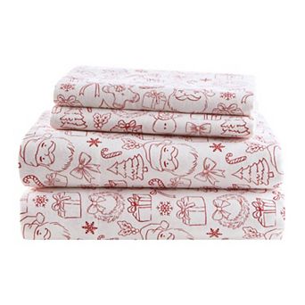 Intelligent Design Cozy Soft Cotton Flannel Sheet Set