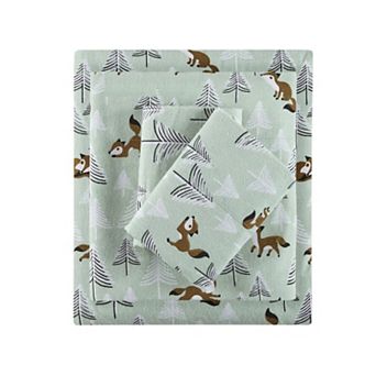 Intelligent Design Cozy Soft Cotton Flannel Sheet Set