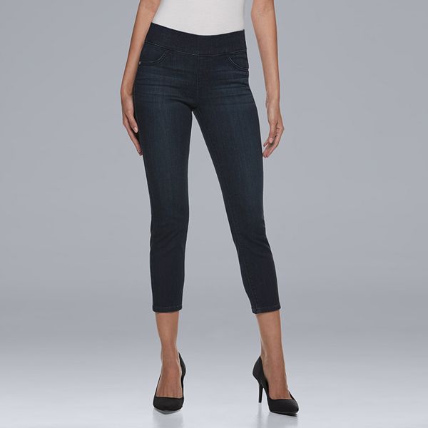 Buy Simply Vera Vera Wang Women's Simply Breathe Seamed Capri Yoga Leggings  (XL) Online at desertcartSeychelles