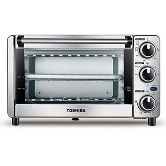 Toshiba 4-Slice Stainless Steel Toaster Oven
