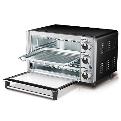 Toshiba 4-Slice Stainless Steel Toaster Oven