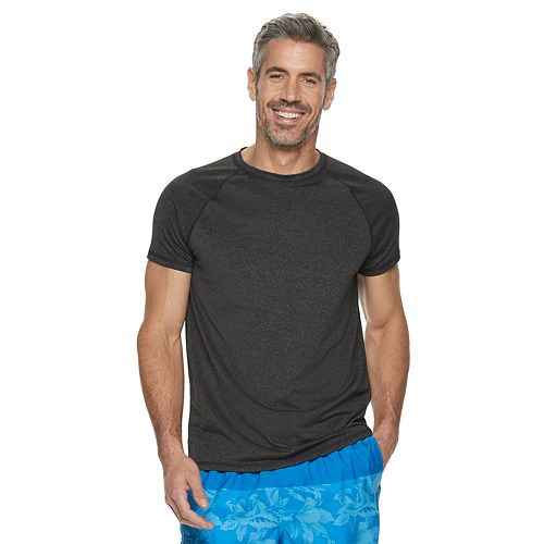 Men's Croft & Barrow® Raglan Rash Guard Swim Tee