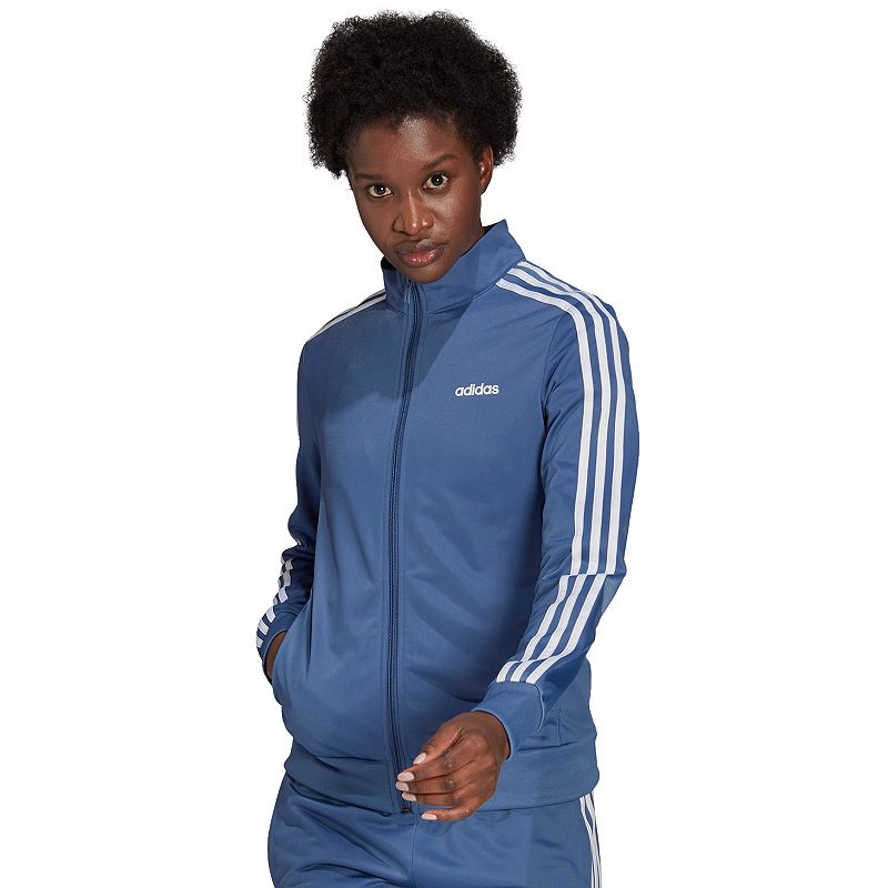 Size S adidas Women's Essential 3-Stripe Tricot Track Jacket