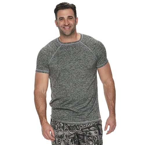 Big & Tall Croft & Barrow® Rash Guard Swim Tee