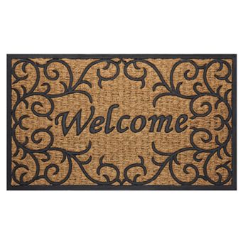 Achim Vines Printed Coir Doormat - 18'' x 30''