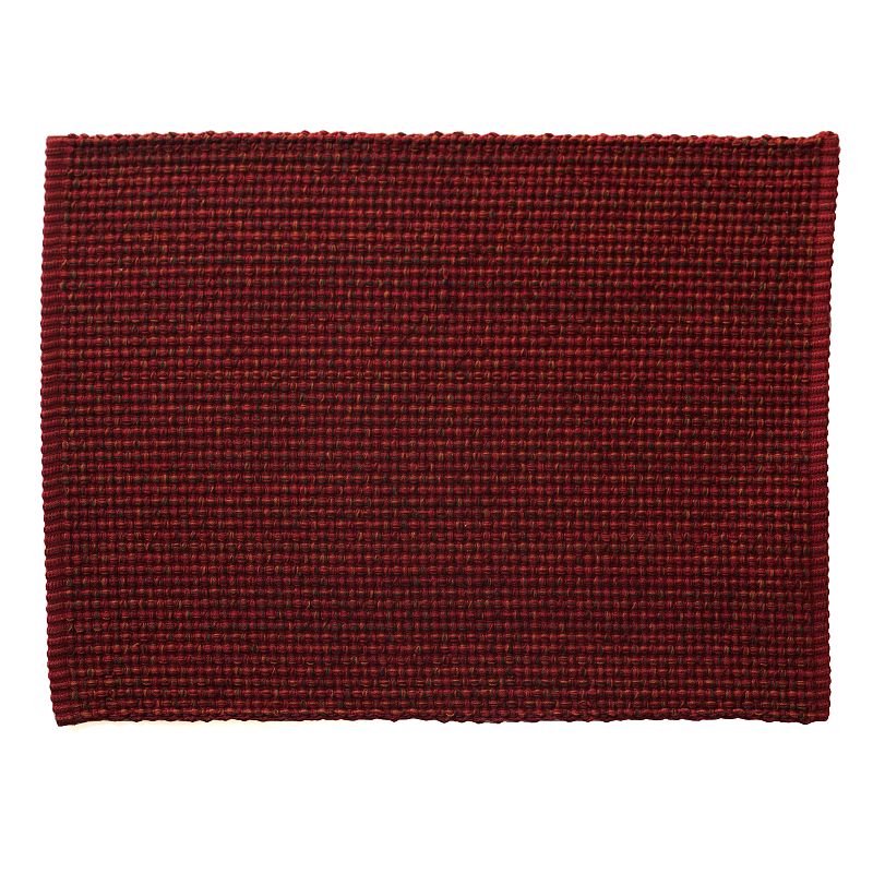 Food Network Woven Placemat, Red, Fits All