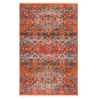 Safavieh Vintage Persian Reed Aqua Orange Rug