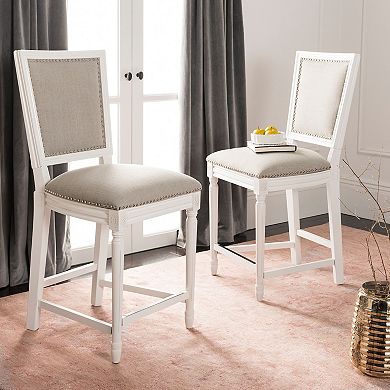 Safavieh Buchanan 2-piece Rectangle Counter Stool Set