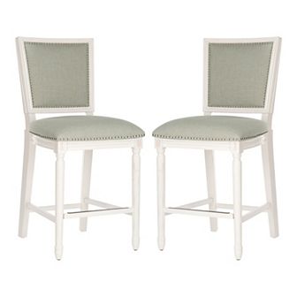 Safavieh Buchanan 2 pc Rectangle Counter Stool Set