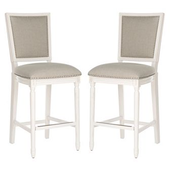 Safavieh Buchanan 2 pc Rectangle Counter Stool Set