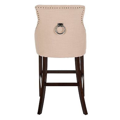 Safavieh Eleni 2-piece Tufted Wing Back Counter Stool Set