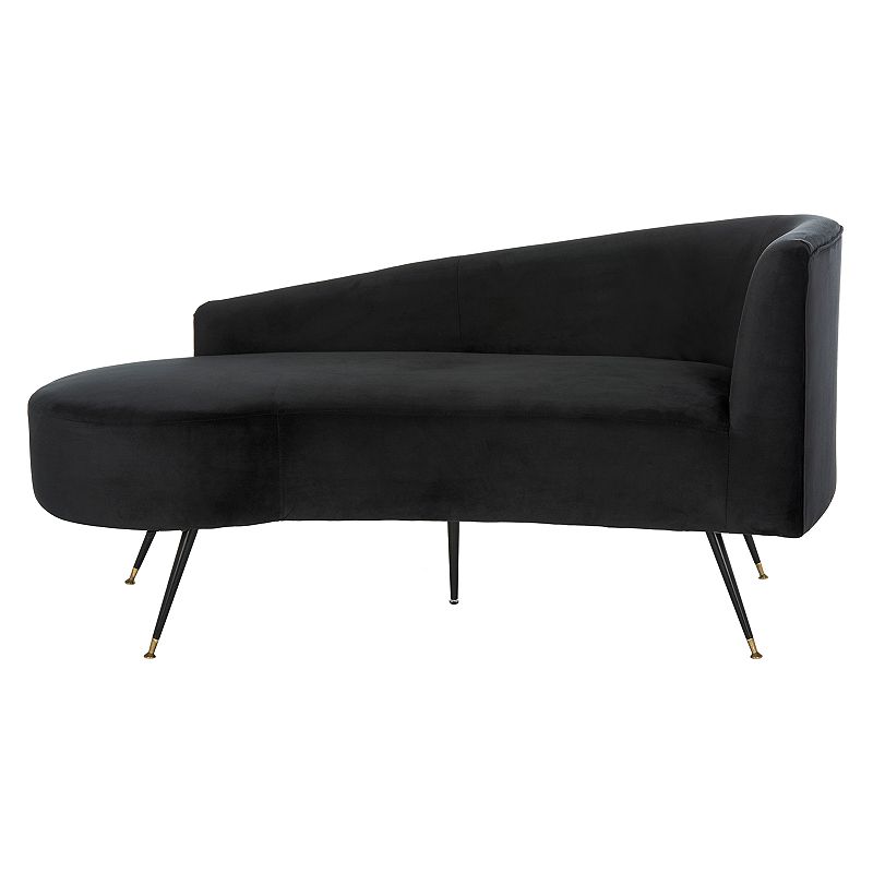 Safavieh Evangeline Parisian Settee Couch, Black