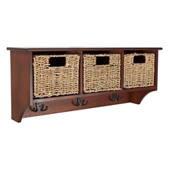 Safavieh Finley Hanging 3-Basket Wall Rack
