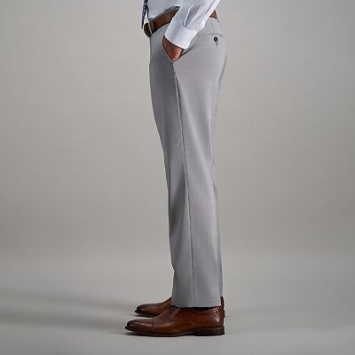 men's haggar active series straight fit dress pants Haggar Stretch Dress Pants, Flat Front in Natural