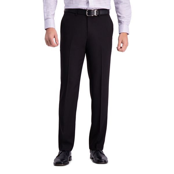 Men's Haggar® Premium Comfort Straight-Fit Flat-Front Dress Pants