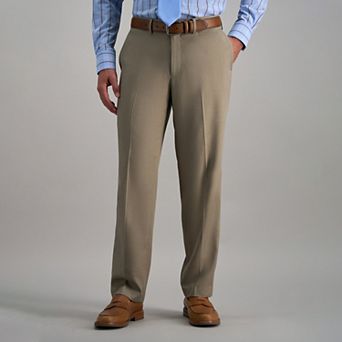 Men's Haggar® Premium Comfort Straight-Fit Flat-Front Dress Pants