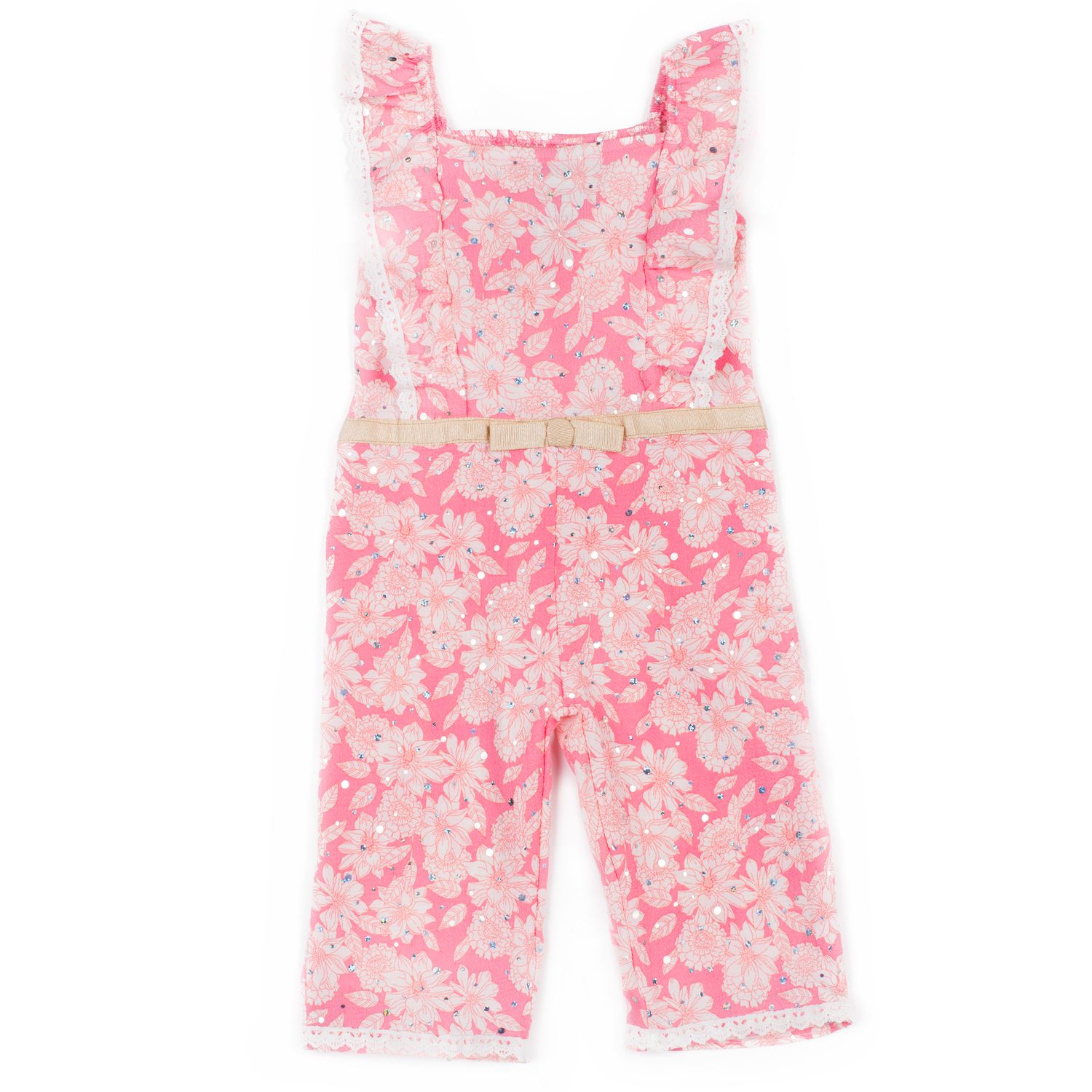 floral jumpsuit baby girl