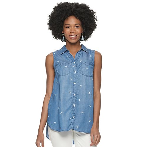 Women's SONOMA Goods for Life™ Button Down Tank