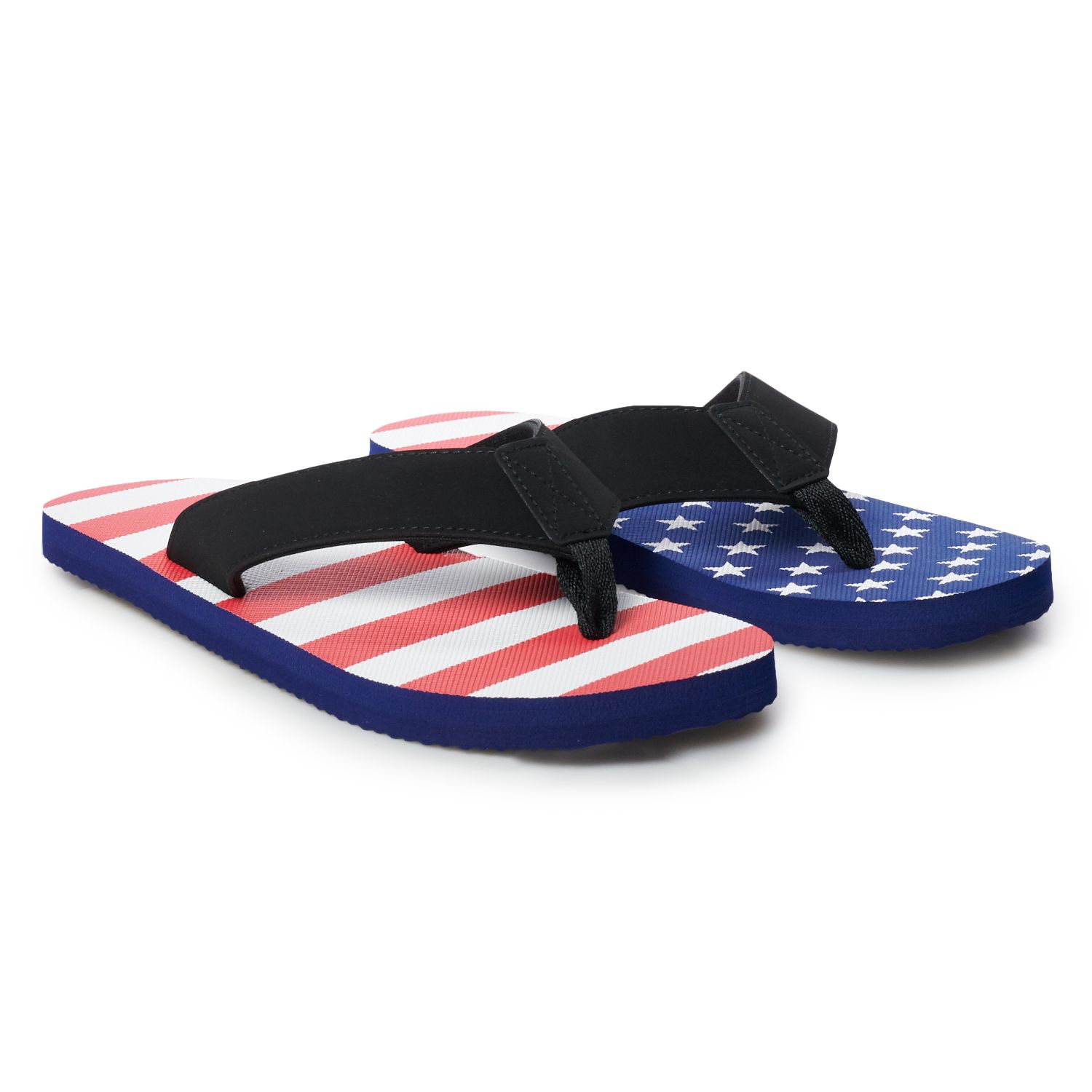 patriotic flip flops