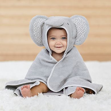 Baby Just Born Elephant Hooded Towel