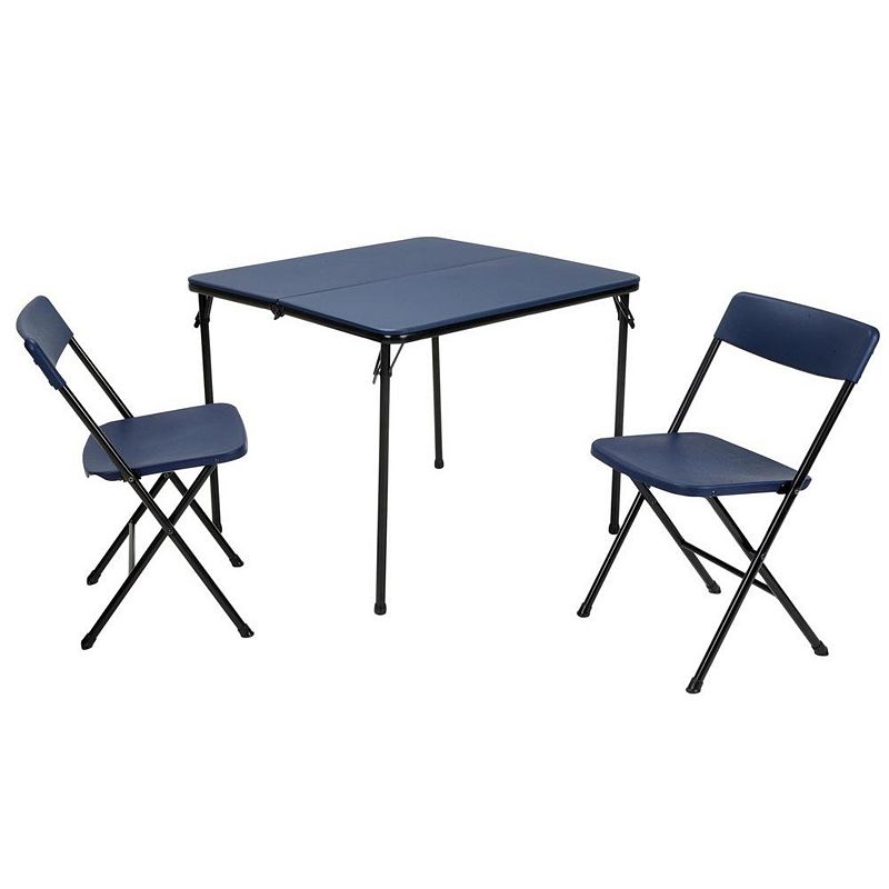 UPC 044681378638 product image for COSCO Tailgate Indoor / Outdoor Folding Table & Chair 3-piece Set, Blue | upcitemdb.com