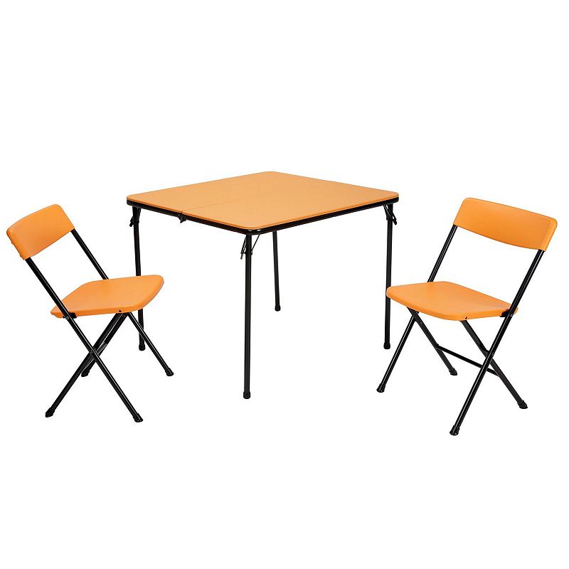 UPC 044681378621 product image for COSCO Tailgate Indoor / Outdoor Folding Table & Chair 3-piece Set, Orange | upcitemdb.com