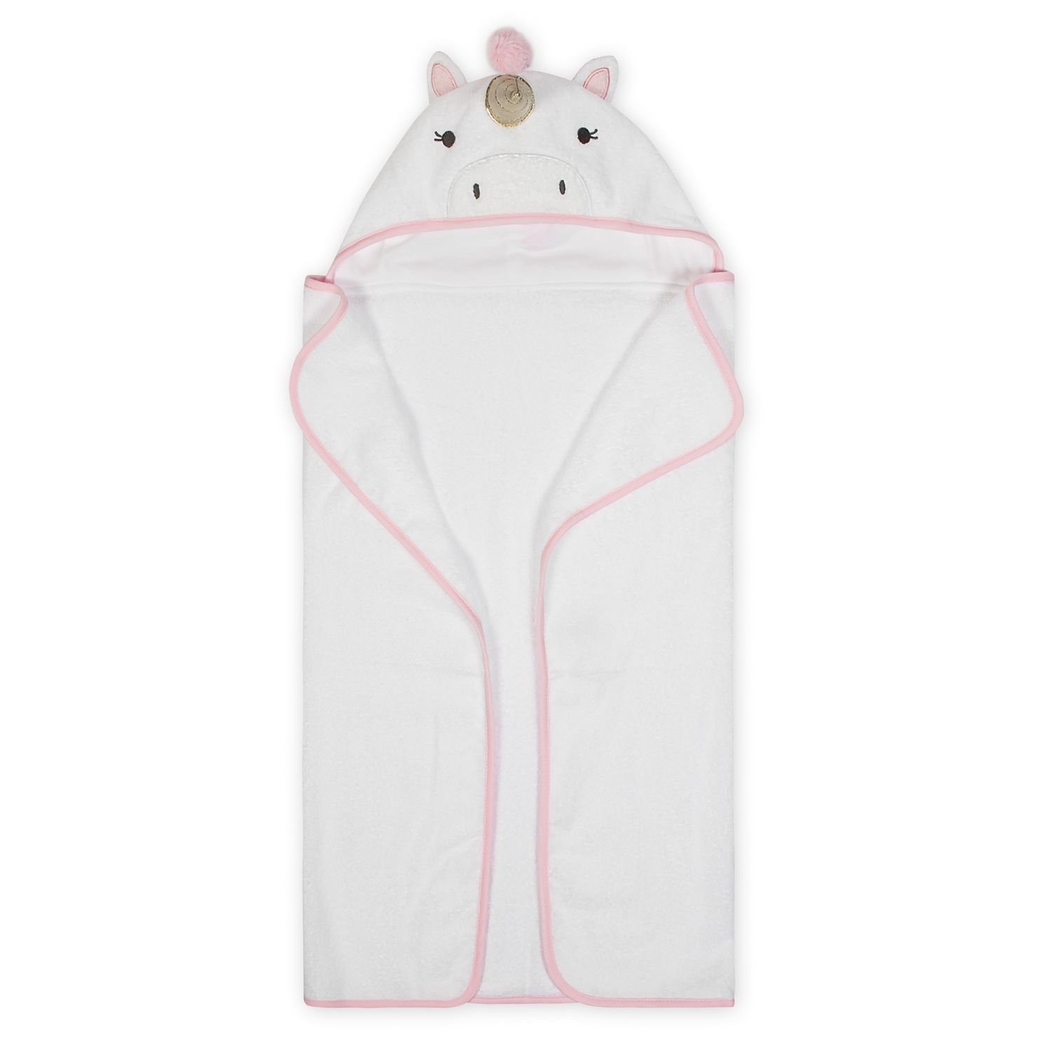 baby girl hooded towel