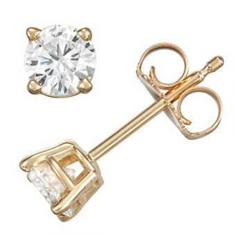 Women's 14K Gold 1/2 Carat TW Solitaire Stud Earrings