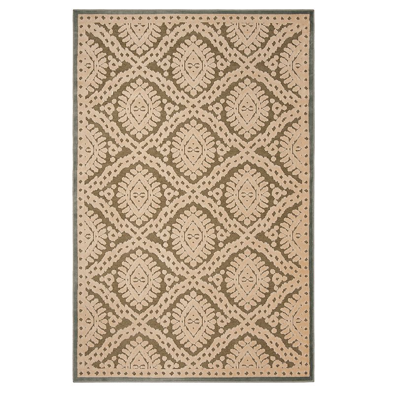 30873172 Safavieh Martha Stewart Dover Rug, Green, 4X5.5 Ft sku 30873172