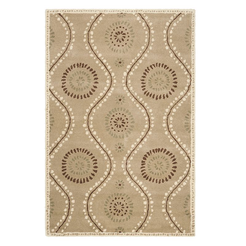 Safavieh Martha Stewart Vermont Francesca Rug, Multicolor, 8Ft Rnd