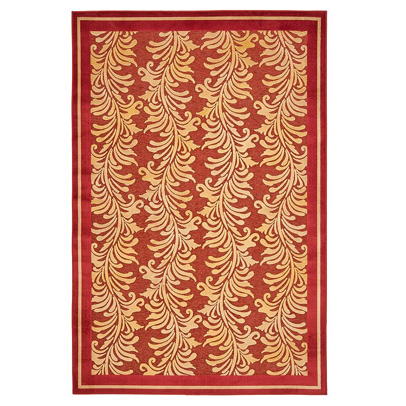 Safavieh Martha Stewart Emily Rug, Red, 8X11 Ft