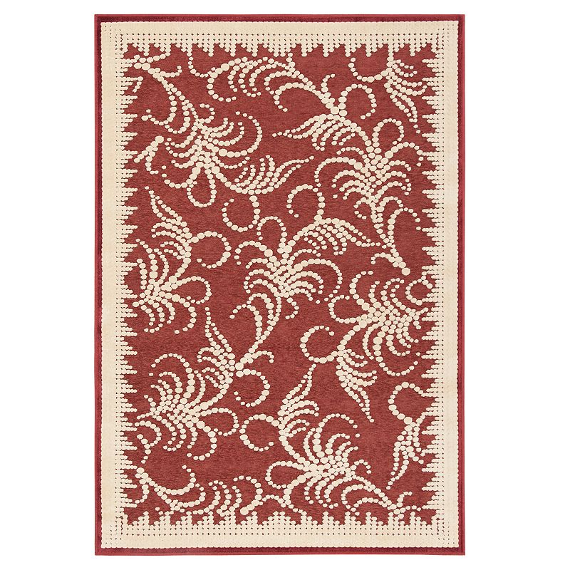 Safavieh Martha Stewart Erin Rug, Red, 8X11 Ft