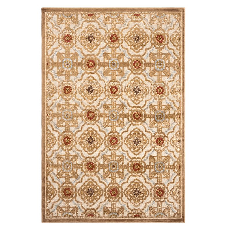 Safavieh Martha Stewart Sarah Rug, Brown, 4X5.5 Ft