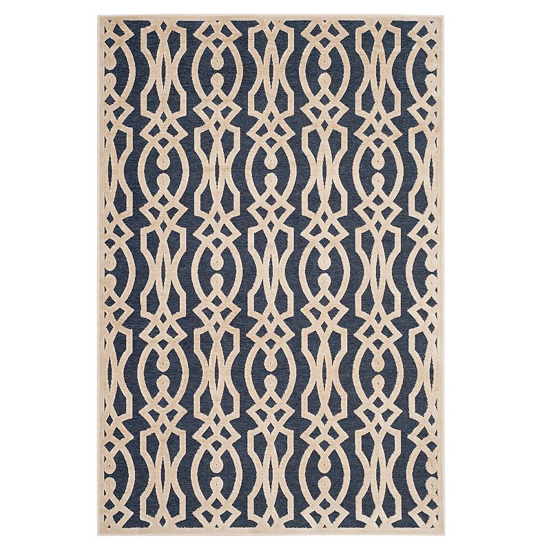 Safavieh Martha Stewart Judy Rug, Blue, 8X11 Ft