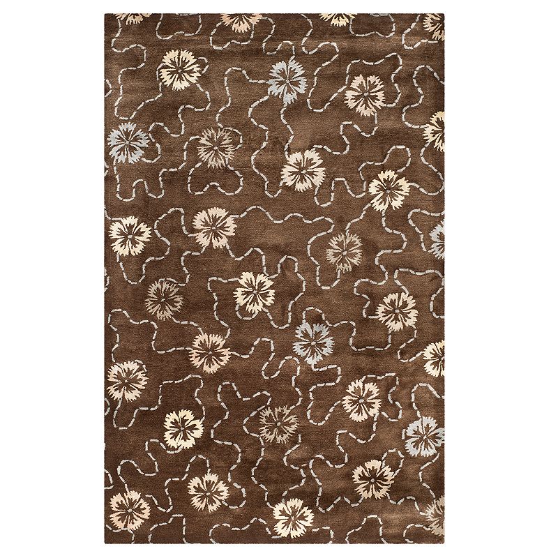 Safavieh Martha Stewart Lola Rug, Brown, 4X6 Ft