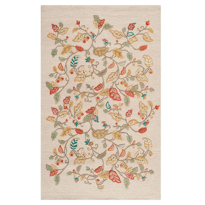 Safavieh Martha Stewart Luna Rug, Red, 6FT Sq