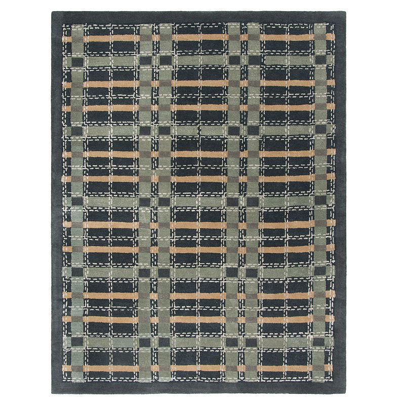 Safavieh Martha Stewart Von Sharkey Rug, Blue, 4X6 Ft