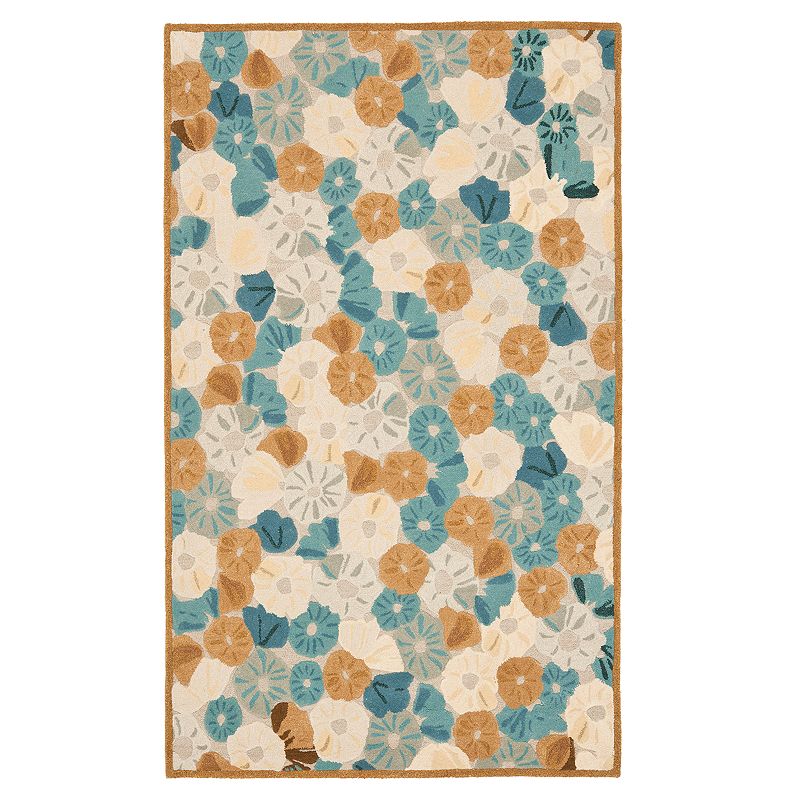 Safavieh Martha Stewart Luca Rug, Beig/Green, 6FT Sq